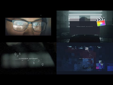 Online Security Modular Template for Apple Motion & Final Cut Pro X - MotionVFX