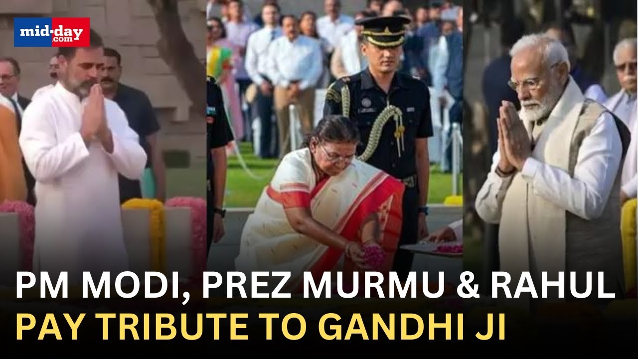 Gandhi Jayanti 2024: PM Modi, Prez Murmu & Rahul Gandhi pay tribute to Mahatma Gandhi
