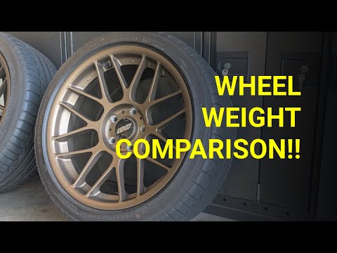 Wheel Weight Comparison of Apex Arc-8's to Forged Style 67's