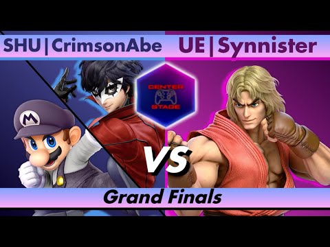 Center Stage #91 *GRAND FINALS* - SHU CrimsonAbe (Joker/Mario) vs UE Synnister (Ken) - Smash SSBU