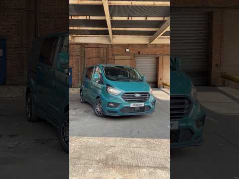 Transit Custom MS-RT in Blue Green 🔥 #ford #msrt #transit #msport #rally #shorts