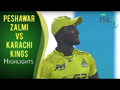 PSL 2017 Match 13: Peshawar Zalmi vs Karachi Kings Highlights