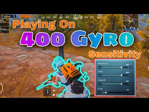 Playing On 400 Gyro😱| New Update Made My Recoil ZERO⚡️| Pubg Mobile