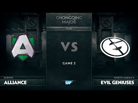 [EN] Alliance vs Evil Geniuses, Game 2, The Chongqing Major Group D