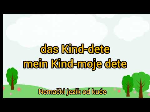 ● Lekcija 15 ● Kada koristimo MEIN - MEINE ●  Nemacki jezik za pocetnike
