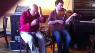 Dude plays spoons at the Red Shoe