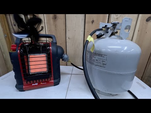 Mr heater portable heater to a 20 lb propane tank