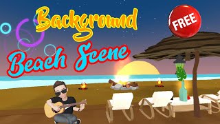 Background Suasana Pantai | Background Beach Scene | Zepeto World #zepeto
