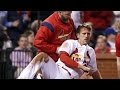 Cardinals Stephen Piscotty Gets Hit THREE Times in ONE Inning!