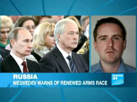 Russia's Medvedev warns West of 'new arms race'