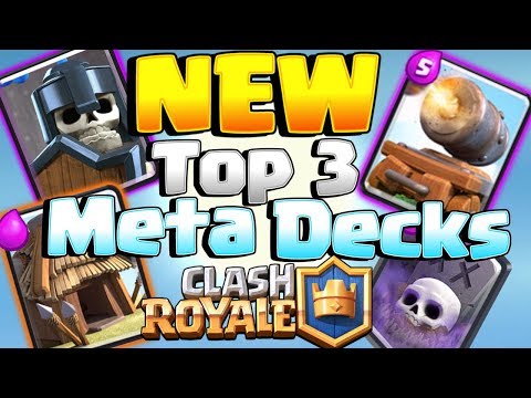 New Top 3 Meta Decks For Clash Royale 12 Win Grand Challenge Spawner Deck Guards And More!