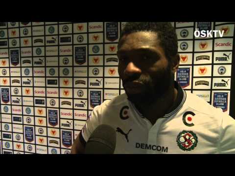 Samuel Wowoah efter matchen mot Kalmar