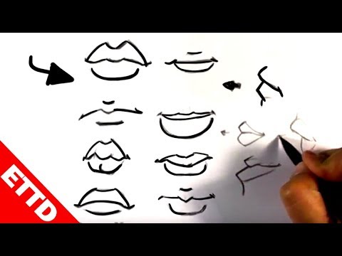 How to Draw Different Lip Types - Easy Things to Draw...