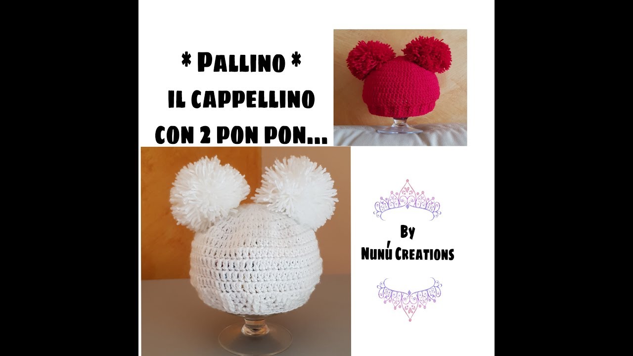 * PALLINO * IL CAPPELLINO CON 2 PON PON !!!