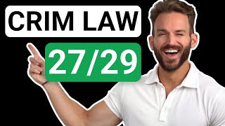 Criminal Law: Self-Defense &amp; Castle Doctrine (Justification of the Use of Deadly Force)