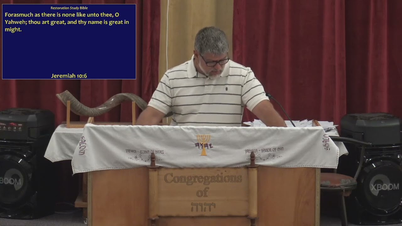 Restoring The Way That Yahweh Wants To Be Worshiped