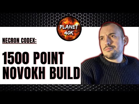 1500 Point Novokh Dynasty - Necron List Build - Tactics  - 9th Edition Codex - Warhammer 40k