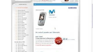 Liberar Samsung E250 en Movical.Net