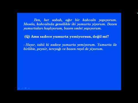 Online Turkish Lessons - Lesson # 12