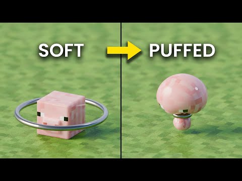 From Soft to Puffy: 8 Minutes of Oddly Relaxing Blender Physics