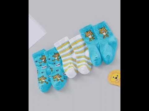 Girl printed baby toddler socks, low cut