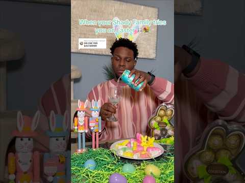 Happy Easter y’all! Make sure Aunt Gretel stays AWAY from your Easter baskets 🙅🏾‍♂️🪺 #easter