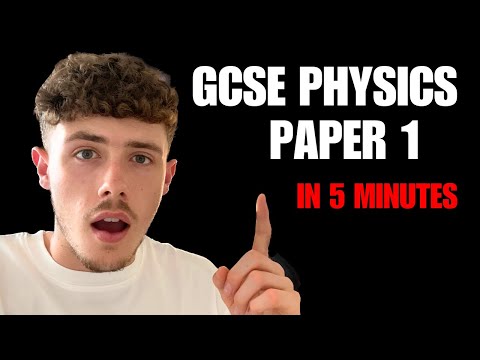 Physics Paper 1 in 5 Minutes! | Everything You Need To Know (Combined and Triple Science AQA)