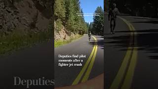 Deputies find pilot moments after a fighter jet crash