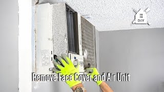 How to Remove an Air Conditioning Unit and Restore Your Wall #DIY