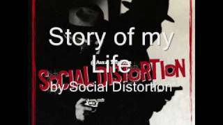 Social Distortion - Story of my Life (Lyrics)