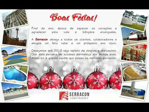 Serracon deseja a todos os clientes , colaboradores e amigos um feliz natal e um próspero ano novo
