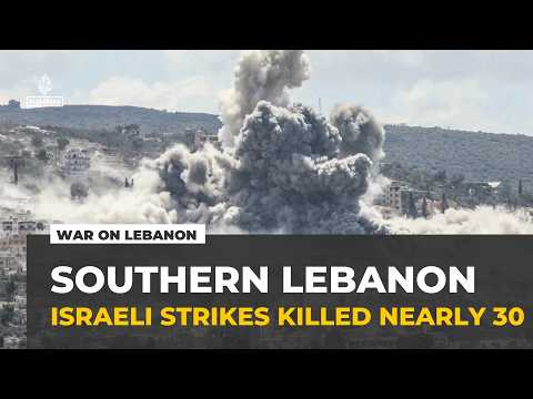 Israeli strikes intensify across Nabatieh: Recent attacks kill nearly 30 in southern Lebanon