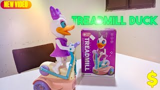 Treadmill cute duck treadmill toy  music and light unboxing and review full video