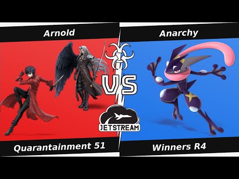 Quarantainment 51 Winners R4 - Arnold (Joker, Sephiroth) Vs. Anarchy (Greninja) - SSBU