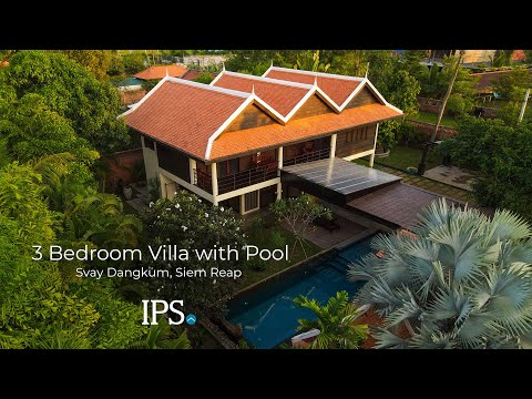 3 Bedroom Villa For Rent - Svay Dangkum, Siem Reap thumbnail