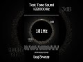 Sound For Audio Test Range 1 22kHz Logarithmic Scale Frequency Sound Hz Audio Onlinesound