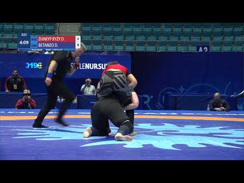 BRONZE Women's GP No-Gi - 71 kg: D. ZHAKYP KYZY (KGZ) v. D. BETANZO (USA)