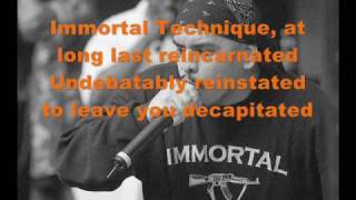 Immortal Technique - Creation &amp; Destruction Lyrics