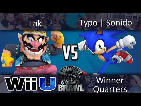 Gwinnett Brawl July 2018 -  Lak(Wario) vs Typo| Sonido (Sonic) - Smash 4 Winner Quarters