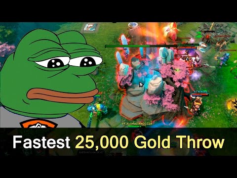 Fastest 25,000 Gold Comeback ever — Virtus.Throw Dota 2