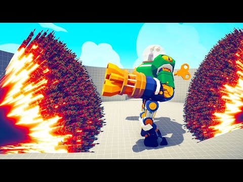 OP ROBOT & SAITAMA vs EVERY GOD - Totally Accurate Battle Simulator TABS