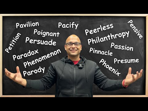 50 Words in 5 Minutes - 'P' Intermediate Vocabulary Booster by Anmol Sir | MAA TUTORIAL #vocabulary