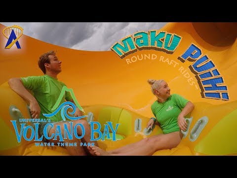 Maku Round Raft Slide - Universal's Volcano Bay Water Theme Park