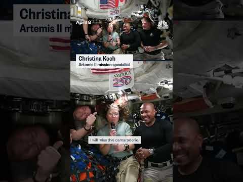 Artemis II crew reflects on mission ahead of return