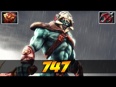 747 8000 MMR Plays Huskar 2 games with Solar crest - Dota 2