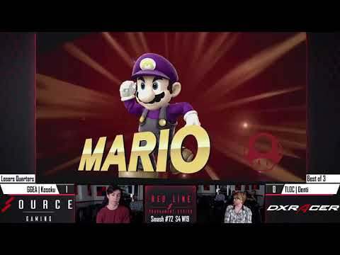 Red Line Smash 72 - GGEA | Kosoku (Mario) Vs. Denti (Cloud)