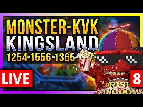 Monster-KVK 1254:  Kingsland Fights 🔥🔥🔥 LIVE! 🔴 1556, 1365, 1875 - C11321 #8