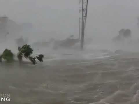 Timelapse video of the storm surge from Hurricane Ian