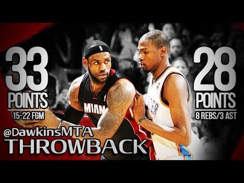 Kevin Durant vs LeBron James MVPs Duel 2014.02.20 - KD With 28 Pts, UNREAL LBJ With 33!