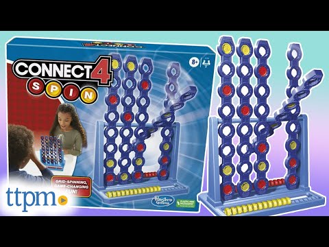 Connect 4 Spin Game from Hasbro Instructions + Review!